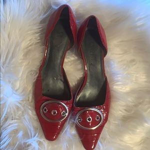 👠Red kitten heel Size 10 Franco Sarto👠